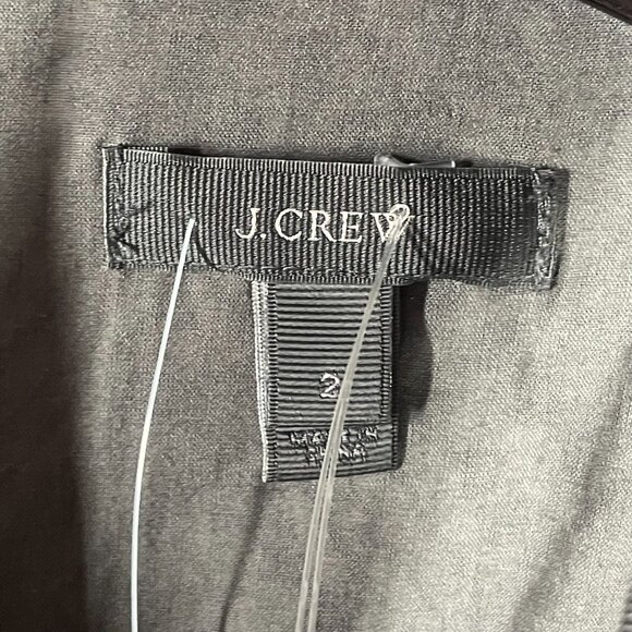 NEW J Crew Dress Womens 2 black aztec western sheath preppy classic - Picture 4 of 11